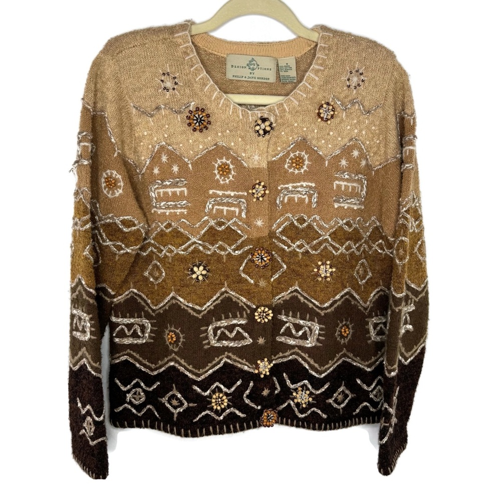 Vintage Design Options by Phillip & Jane Gordon Desert Southwest Cardigan